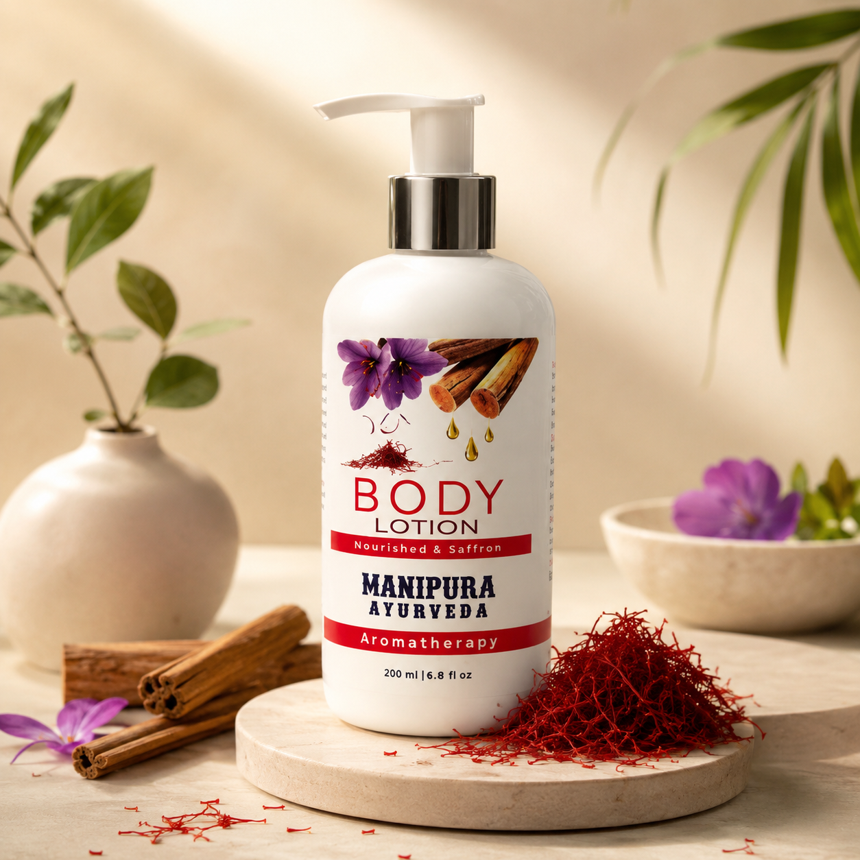 Sandal & Saffron Body Lotion