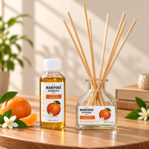 Mandarin Reed Diffuser Set