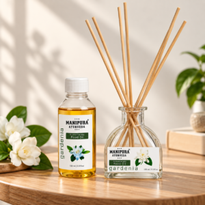 Gardenia Reed Diffuser Set