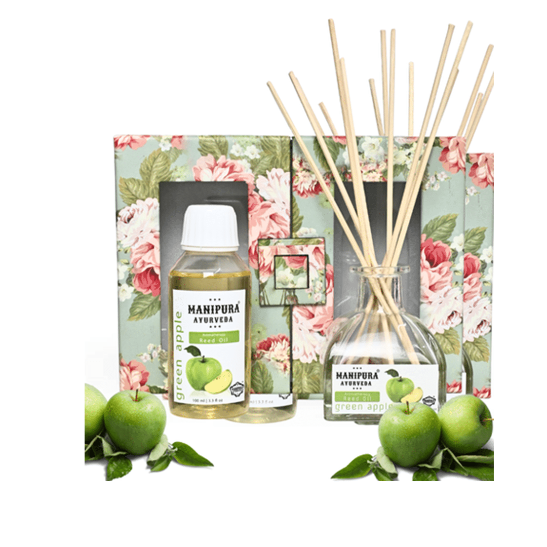 Green Apple Reed Diffuser Set